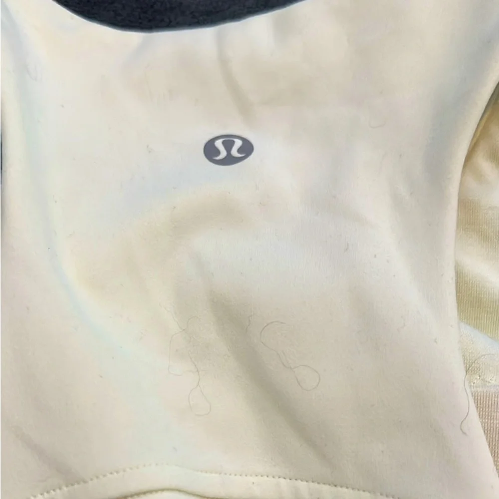 lululemon athletica Cream Crop Top - Picture 1 of 3